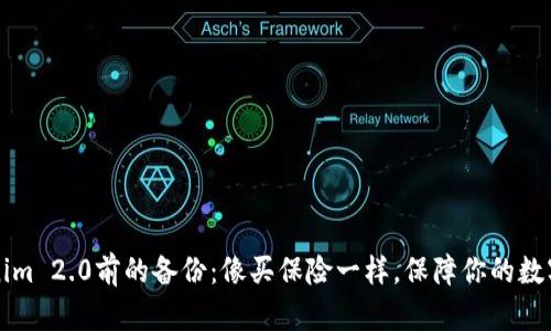 “交易Tokenim 2.0前的备份：像买保险一样，保障你的数字资产安全”